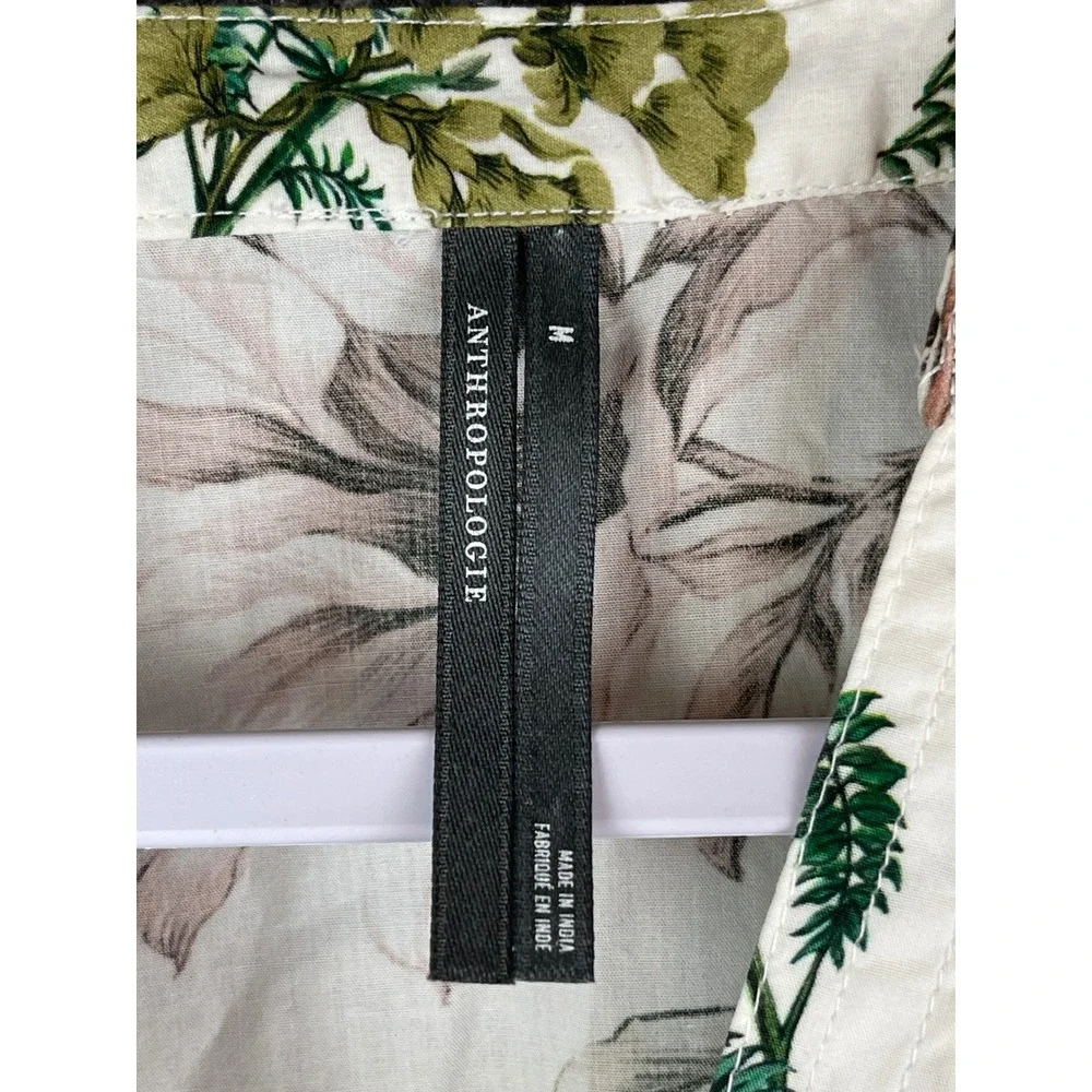 Anthropologie floral puff